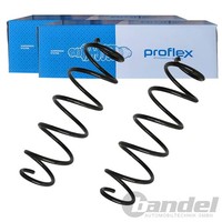 2X Proflex Fahrwerksfedern Hinten Passend FÜR Renault Laguna Links+Rechts |
