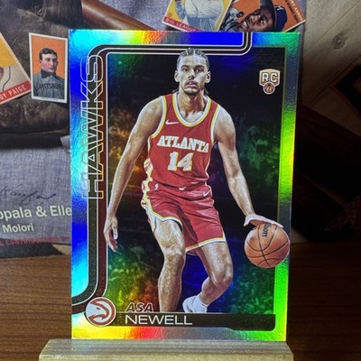 2025-26 Asa Newell Topps RC #223 Rainbow Foil Hot SP!