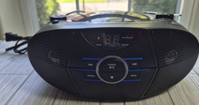 Jensen CD-560 Portable Stereo CD Player Boombox with Bluetooth Connectivity