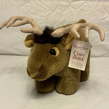 Peluche Loisirs Animaux Orignal Monnaie Banque Peluche avec étiquette