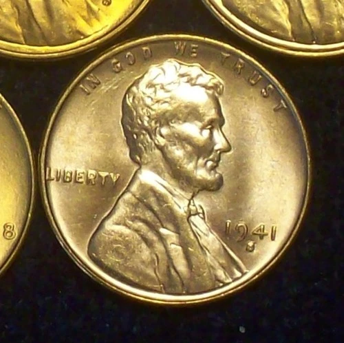 1941-S BU - NICE LINCOLN WHEAT CENT - NICE COLOR - GOOD DETAILS - SEE PICS!