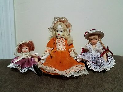 small ceramic dolls