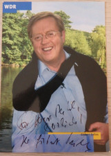 Autogramm deutscher Journalist und WDR Fernsehmoderator Gisbert Baltes (113687)