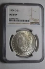 1904 O Morgan Silver Dollar NGC MS64+ #53-003