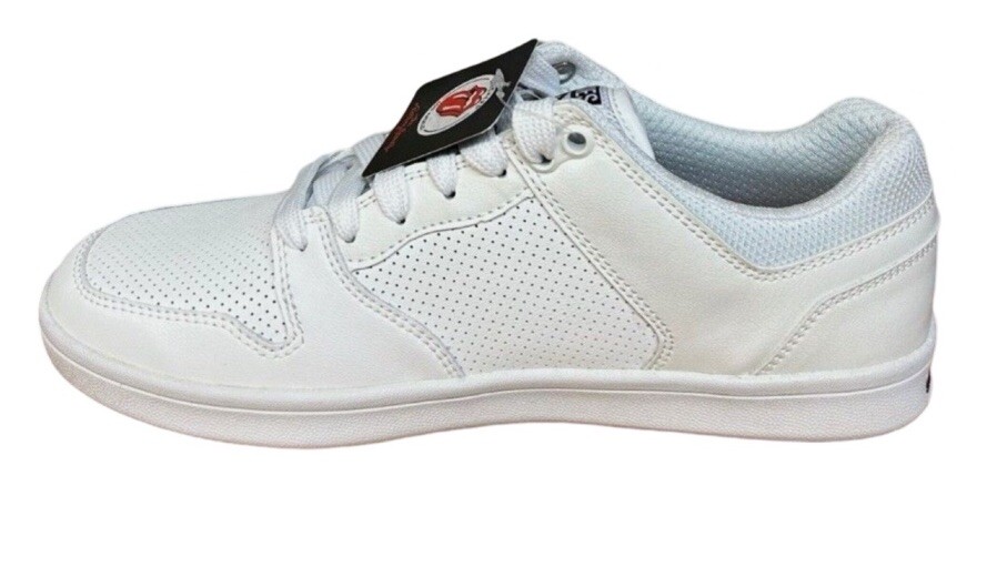 Men's 11 US SKECHERS x ROLLING STONES Union Jack EURO LICK White