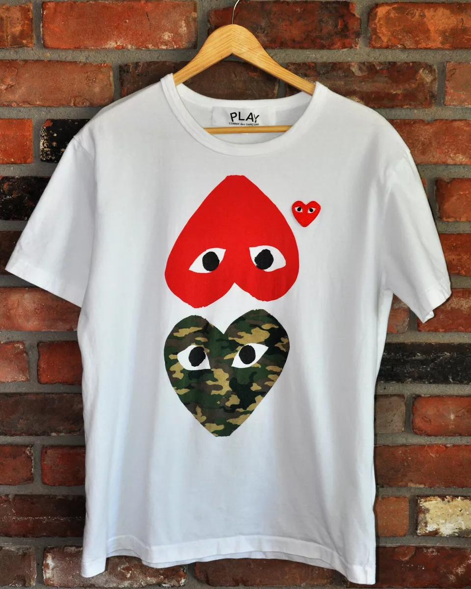 Comme des top garcons camo tee