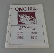 Catalogo Ricambi Johnson Evinrude Fuoribordo/Outboards 70/75 Modelli Di 3/
