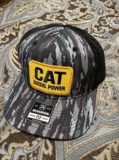 cat diesel embroidered patch Richardson 112 Snapback Trucker Hat  Realtree Camo