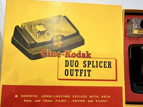 Kodak Film Splicer CINE KODAK Duo Splicer 8 MM and 16mm Film W/ Box Vintage - Picture 4 of 4