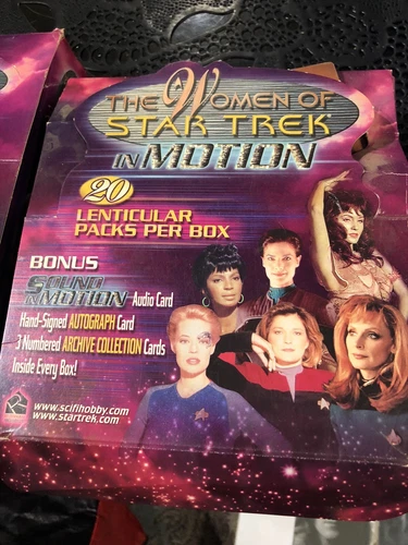 Rittenhouse (2)The Women of Star Trek in Motion Trading Cards Box Sets (Opened)