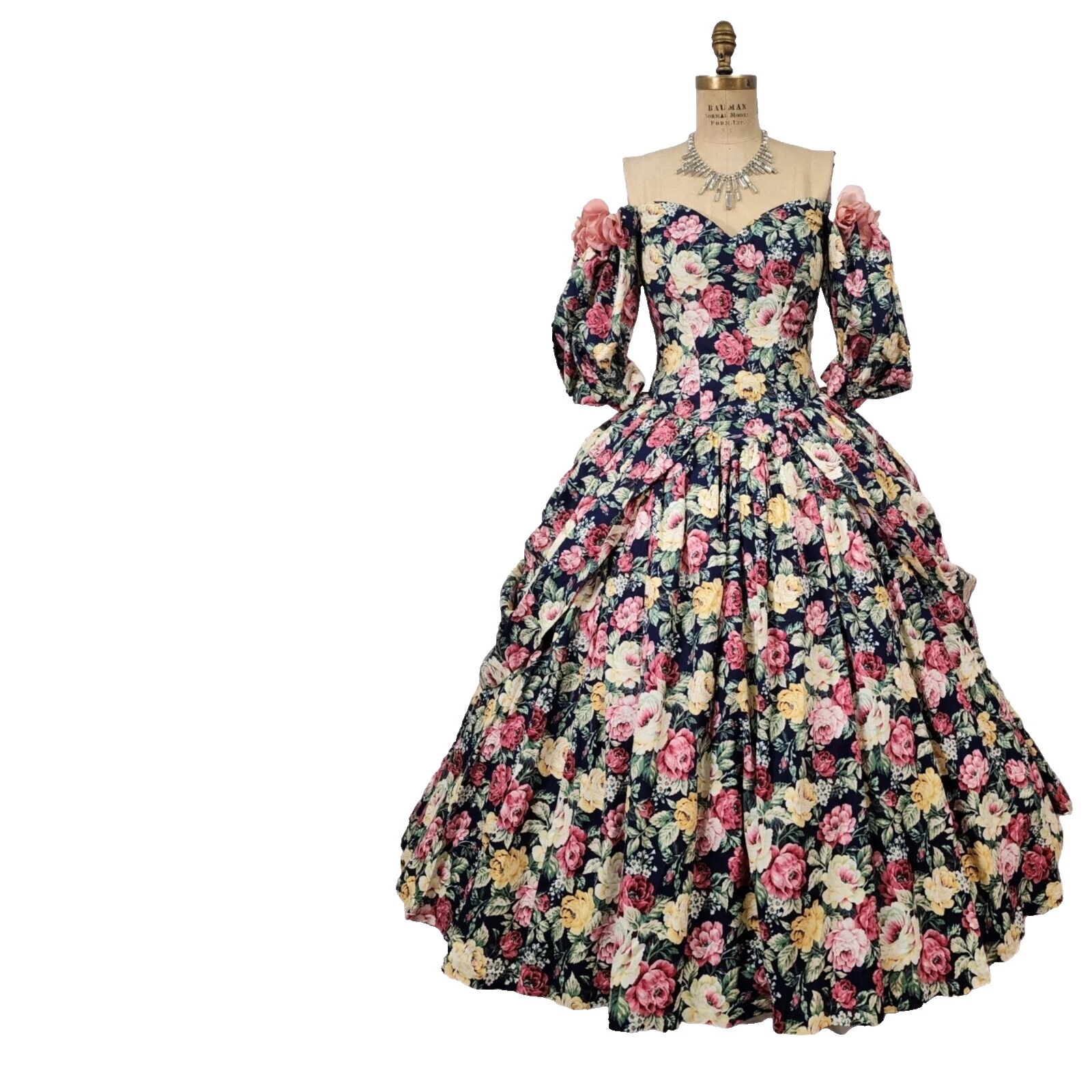 Handmade Prom 1980s Vintage Dresses for Women