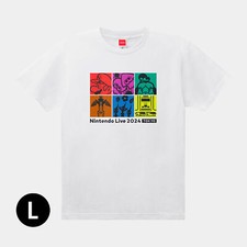 Nintendo Live 2024 TOKYO" limited edition T-shirt JP Size: L Character set