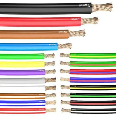 AUPROTEC Fahrzeugleitung Fahrzeugkabel Auto Kabel Kfz Litze 0,75 mm² – 50 mm²