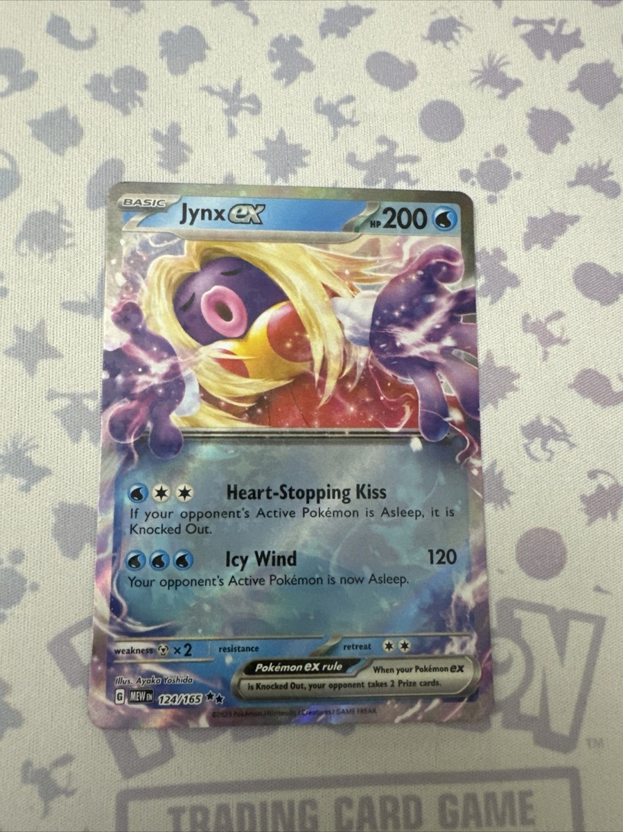 Pokémon TCG Jynx ex Scarlet Violet-151 124/165 Holo Double Rare