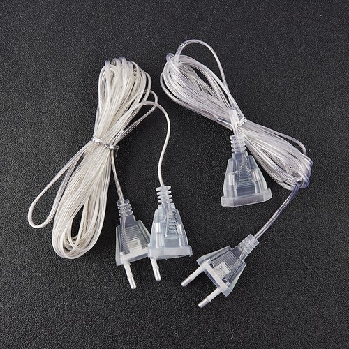 Cable Plug Transparent Led light string Extension Standard Power Extension ~lk