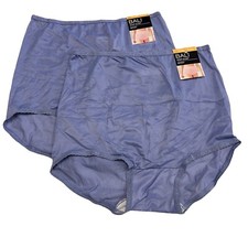 Bali Skimp Skamp Brief Panty L Size 7 LARGE NWT 2633 Set of 2 Panties