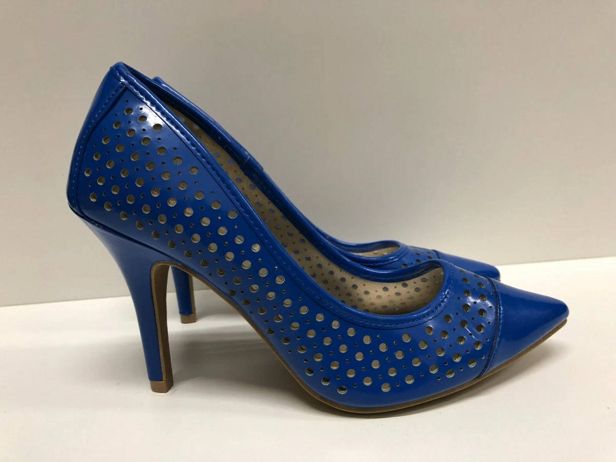 Christian Siriano for payless Size 6 Women blue man made Pump heel