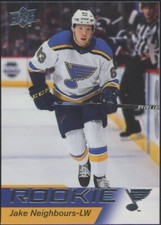 2021-22 Upper Deck Star Rookies Jake Neighbours Rookie St. Louis Blues RC #25