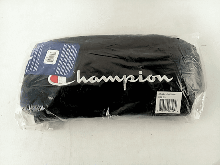 Champion Black Reverse Weave Crossbody Waist Pack XL Fanny Champion Black Reverse Weave Crossbody Waist Pack XL Fanny
