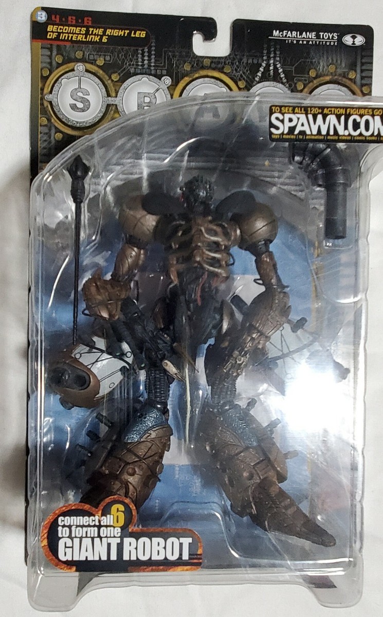 NIB Mcfarlane Toys SPAWN Giant Robot Complete Set of 6 Action