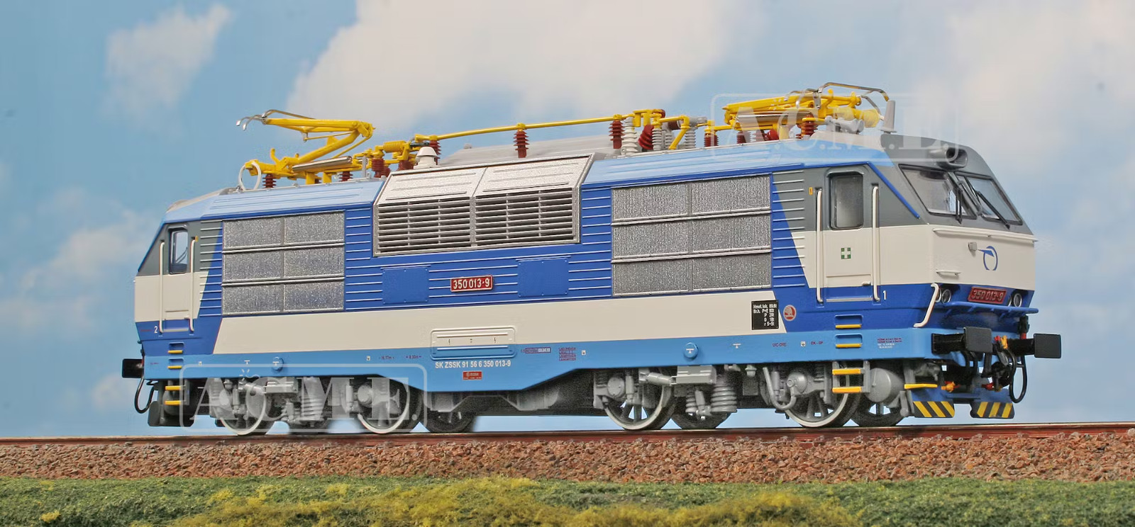 Acme 69334 ČSD Electric Locomotive 350 014-7 Blue With Yellow Stripe DCC SOUND