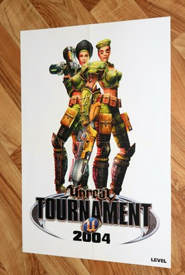 Unreal Tournament 04 Video Game Very Rare Poster 56x40cm Ebay