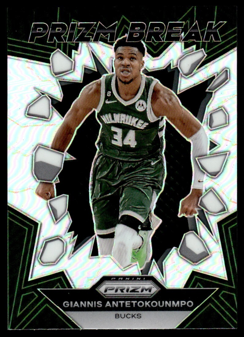 giannis antetokounmpo prizm silver① 2024-25 Giannis Antetokounmpo Panini Prizm Dominance Silver