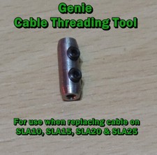 Genie 12402  SLA Cable Replacement Coupler Genuine Part / Cable Threading Tool