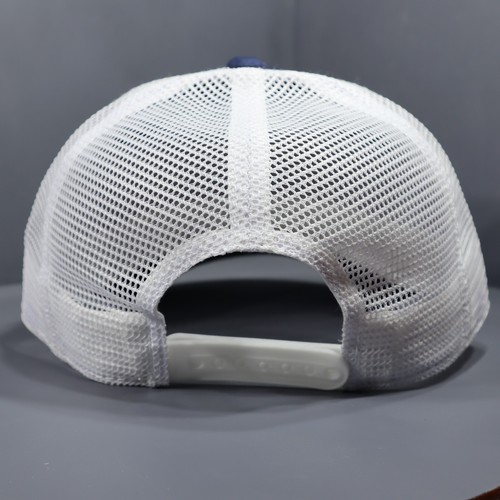 Nuevo BK Gorras Azul Oscuro Blanco Malla Ajustable Snapback Trucker Sombrero Gorra en Blanco - Imagen 4 de 8