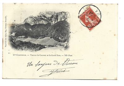 38 LARGE CHARTREUSE VIEW OF THE CONVENT AND THE GREAT SOM