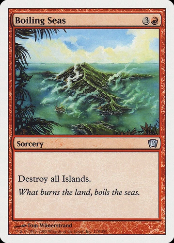 MTG Boiling Seas  - 9th Edition #178