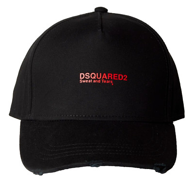 Dsquared2 Baseballcap Sweat and Tears Cap Kappe Basebalkappe Hat Hut New Model 