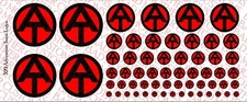 Decals: GI Joe Adventure Team Logos - Waterslide Decals Various Sizes