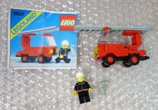 1984 LEGO Legoland 6621 Petit Camion des Pompiers Complete !