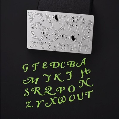 Arabic Numbers Cutting Dies Alphabet Stencils For ...
