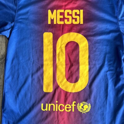 Nike FC Barcelona #10 Lionel Messi 2012/13 Authentic Home Soccer