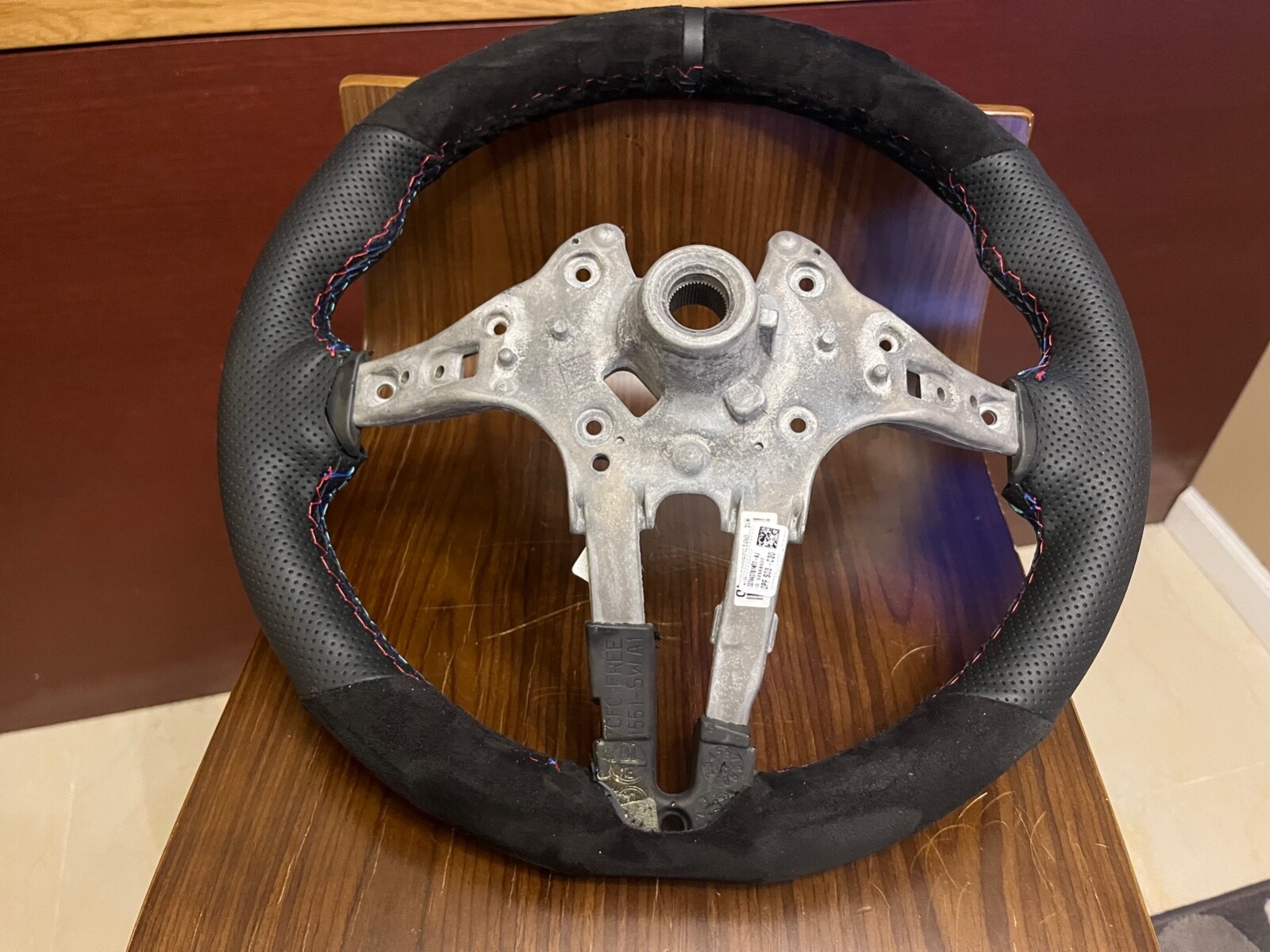 BMW F30 F80 F82 F87 F32 F36 F33 F22 CUSTOM ALCANTARA STEERING WHEEL M