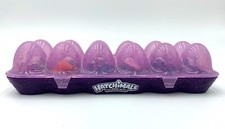 Hatchimals Colleggtibles 12 Pack Egg Carton Purple Case with 12 Mixed Figures