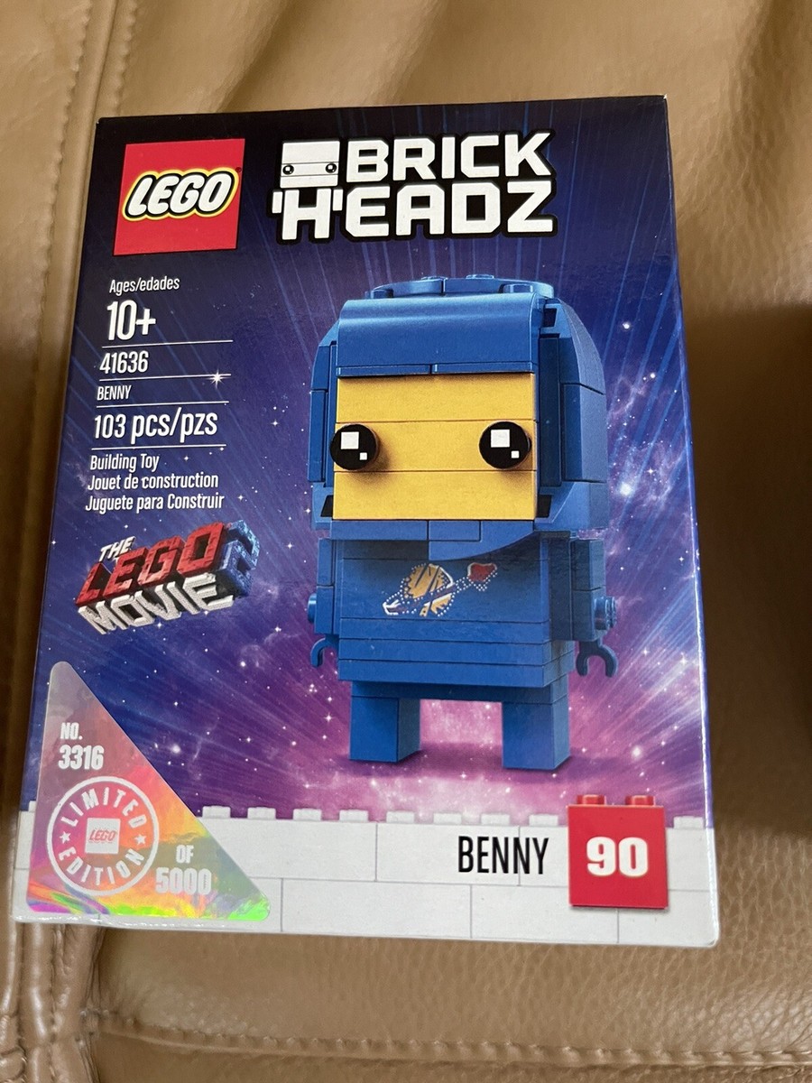 LEGO 41636 & 41637 BRICKHEADZ Benny & Sweet Mayhem LEGO Movie 2