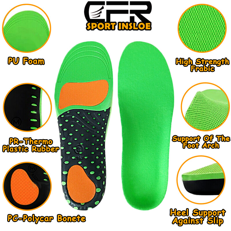 Orthotic Shoe Insoles Inserts Flat Feet High Arch Support Plantar