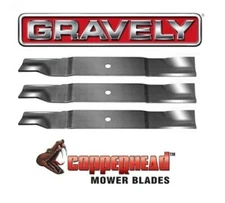 3 Blades For Gravely 09081200 260Z OR PROMASTER 260 BLADES For 60" Deck