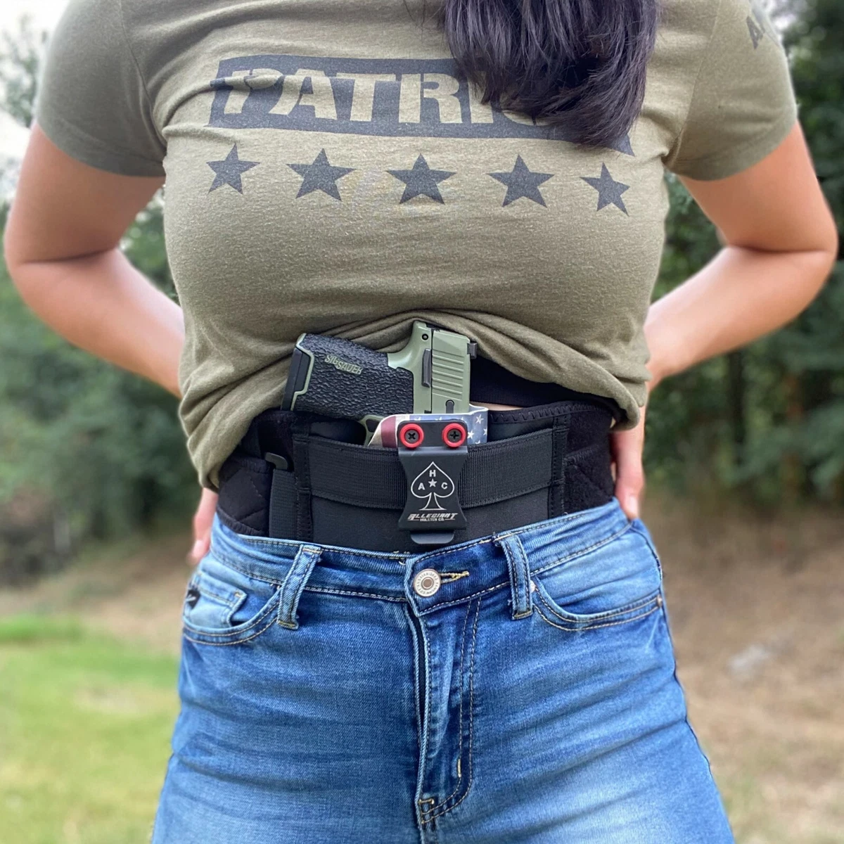  Clip & Carry STRAPT-TAC Belly Band Holster ~ Use with Any IWB  Gun (kydex Holster not Included) (2XL-3XL w/ 18 Extender, Appendix Rig  Pocket) : Sports & Outdoors