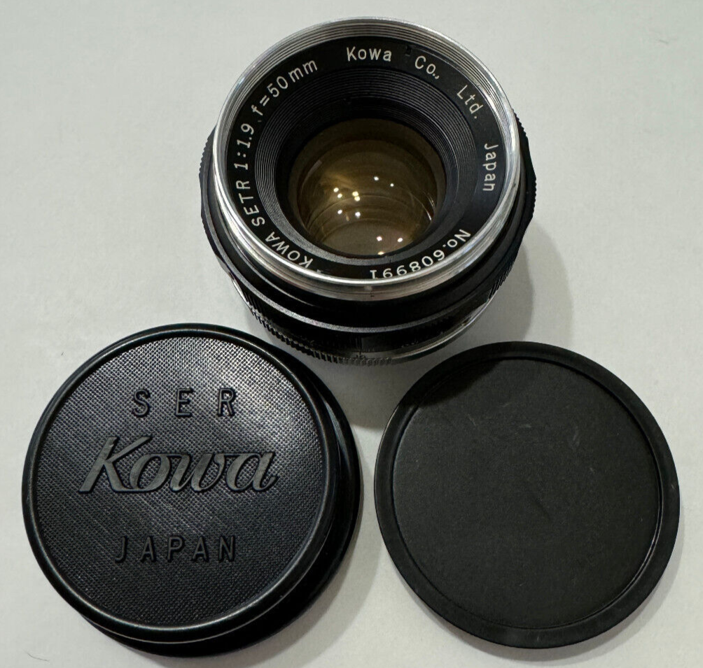 カメラ　KOWA SETR 50mm 1：1.9 Kowa SETR 50mm f1.9 Extremely Rare Prime Lens for SER/SET-R /R2