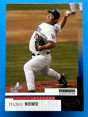 Hideo Nomo 2004 Leaf Second Edition #145 Los Angeles Dodgers | eBay
