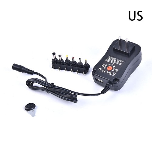 Adapter Adjustable Power Supply 3V 4.5V 5V 6V 7.5V 9V 12V 2A 2.5A AC/DC US EU F6 - Afbeelding 16 van 16
