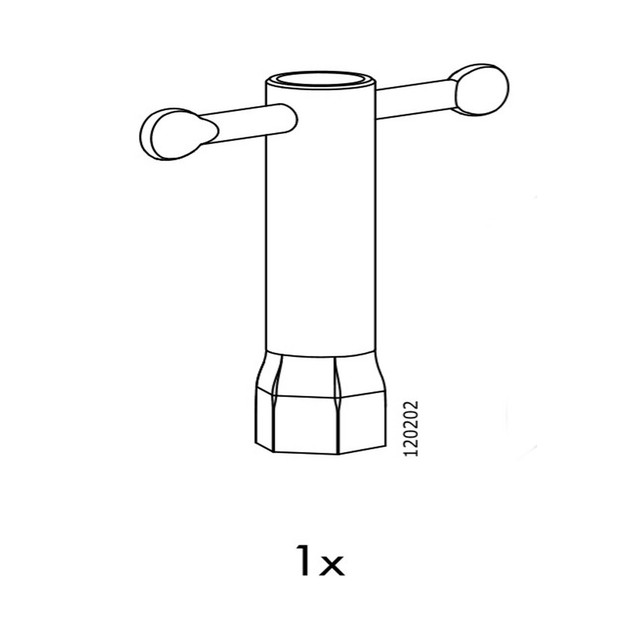 Ikea Hollow Wrench Key Part 120202 Fits Karlstad Ektorp Klippan Kivik For Sale Online Ebay