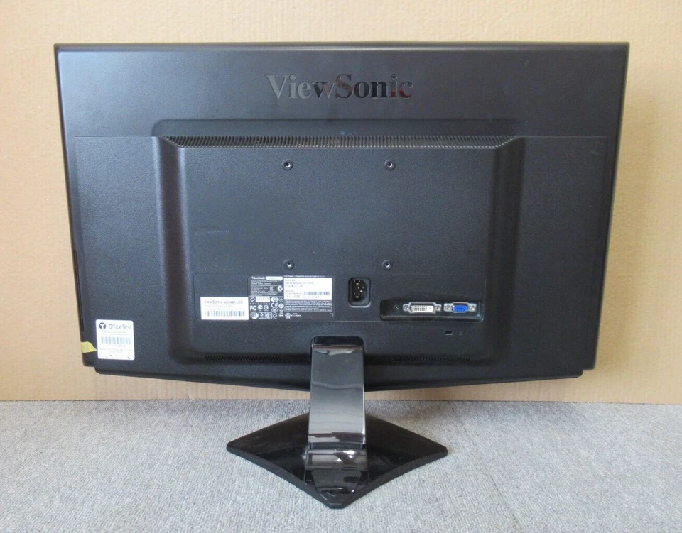 ViewSonic VA2448-LED VS13860 24" LCD TFT LED HD Widescreen Monitor VGA DVI-D - Image 2 of 4