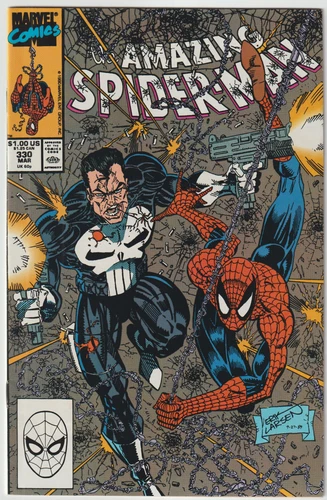 Amazing Spiderman #330 (Mar 1990, Marvel), VG condition (4.0), Punisher app.