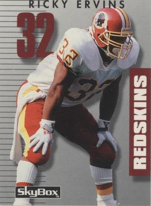 1992 Skybox Primetime Ricky Ervins #311 - 1 of 2