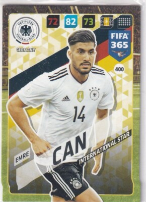 Panini FIFA 365 2018 Soccer Germany No. 400 Emre Can